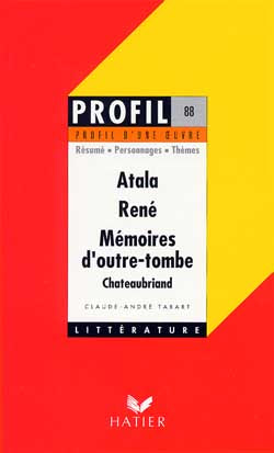 Atala, René, Mémoires d'outre-tombe, Chateaubriand book