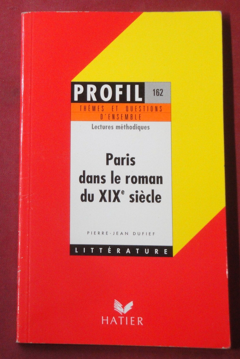 Paris Dans Le Roman Du Xixeme Siecle. Themes Et Questions D'Ensemble book