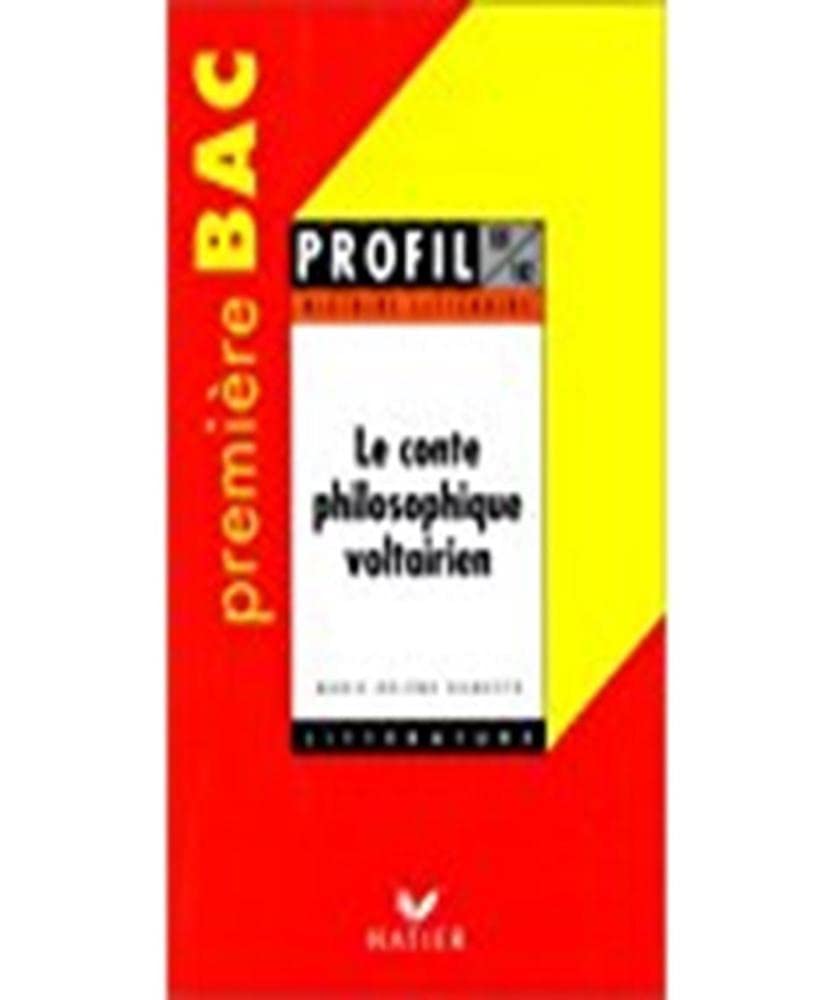Le Conte Philosophique Voltairien. Histoire Litteraire, 20 Sujets Entierement Traites A Partir De Candide, L'Ingenu, Micromegas, Zadig Books