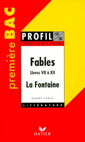 Fables (1678-1693), Jean De La Fontaine. Livres 7 A 12 Books