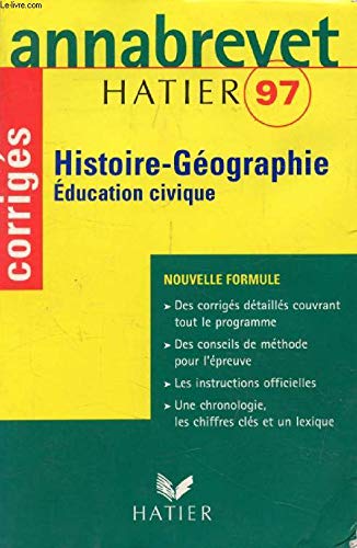 HISTOIRE GEOGRAPHIE EDUCATION CIVIQUE book