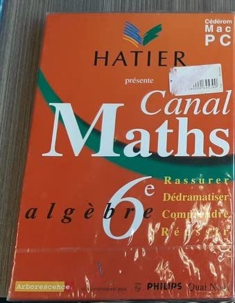 Canal maths- algebre sixième h71665 cd