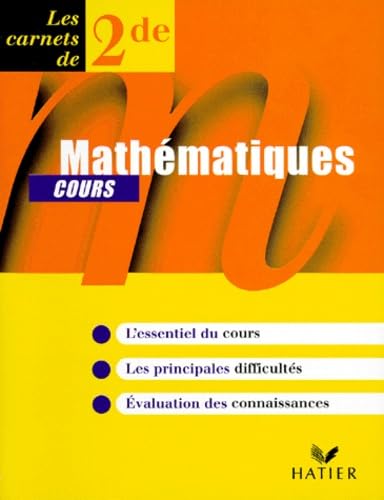 Mathematiques 2nde Cours Books