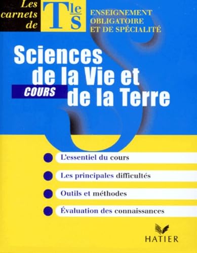 Sciences de la vie et de la terre, terminale S, carnet de cours book