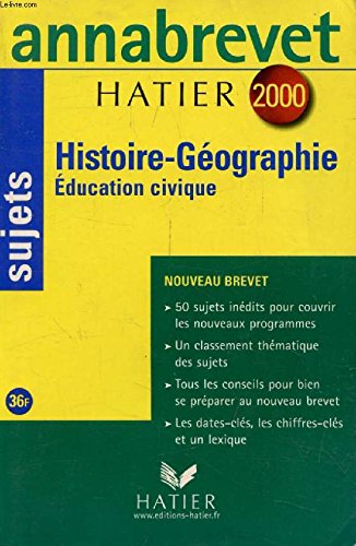 Histoire-géographie, éducation civique book