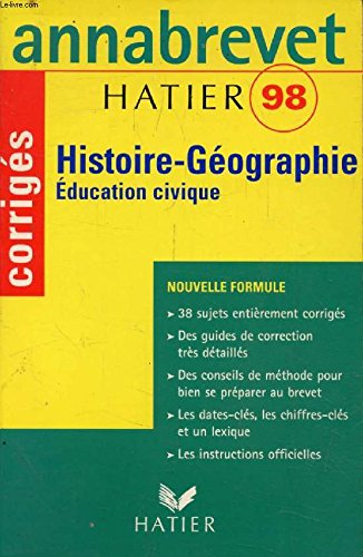 Histoire-géographie, éducation civique book