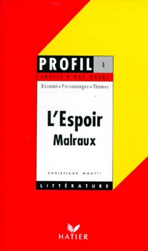L'Espoir (1937), Malraux Books