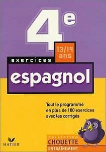 Chouette Entraînement : Espagnol, de la 4e à la 3e - 13-14 ans (+ corrigés) book