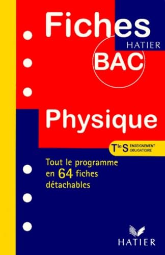 Fiches Bac physique, terminale S, enseignement obligatoire book