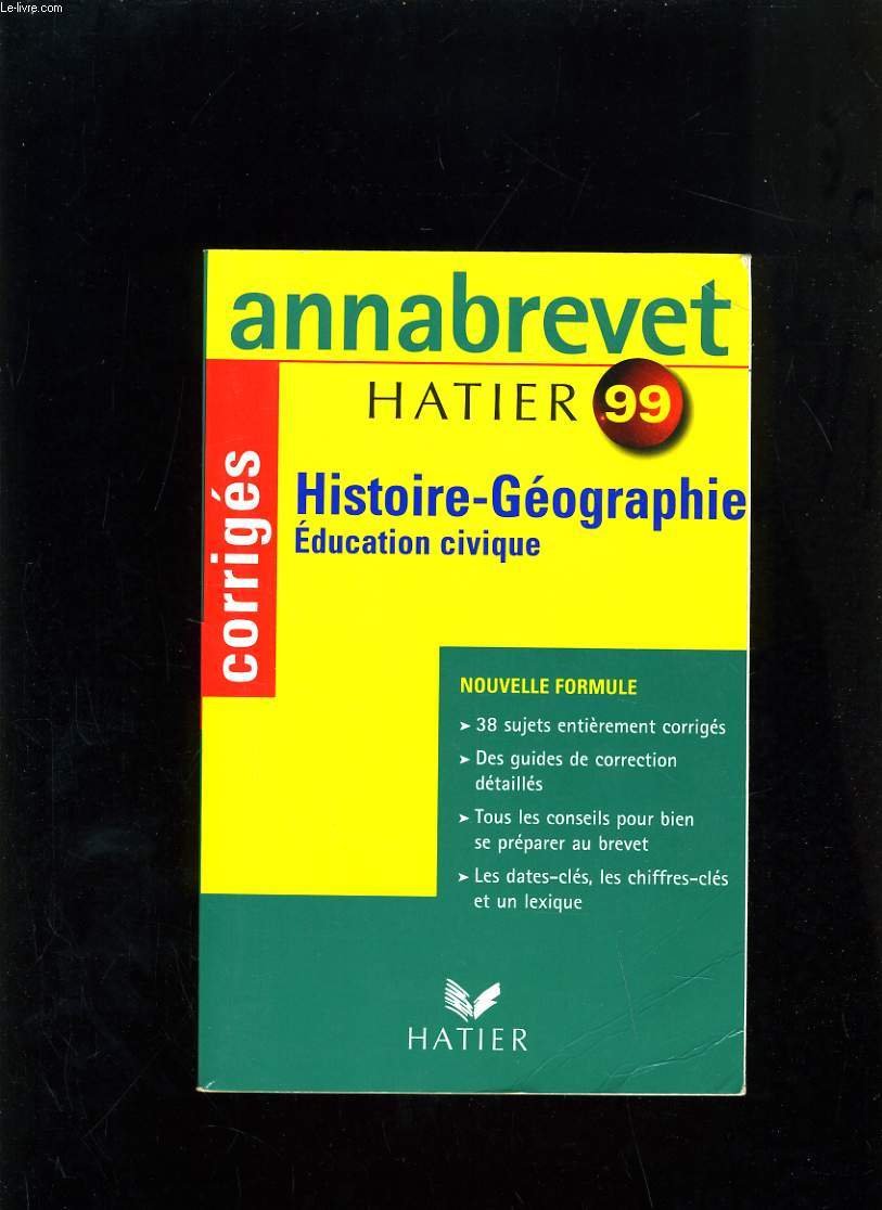 Histoire-géographie, éducation civique book