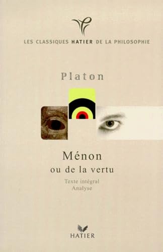 Platon : Ménon ou de la vertu book