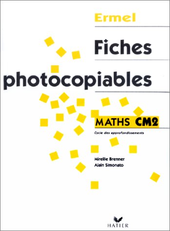 Maths, CM2: Cycle des approfondissements, fiches photocopiables Books