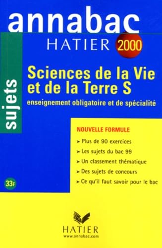 Annabac, sujets 2000 - Sciences de la vie et de la terre, Terminale S book
