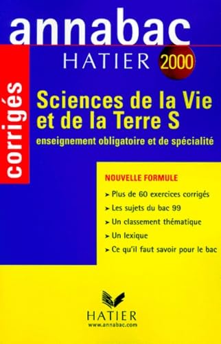 Annabac corrigés 2000 - sciences de la vie et de la terre S book