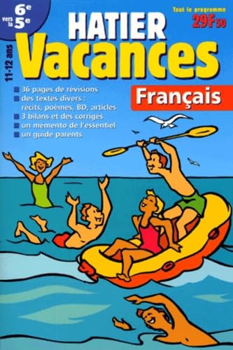 Francais. De La 6eme A La 5eme, 11-12 Ans Books