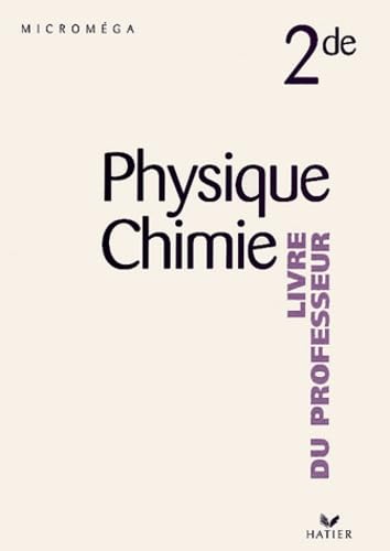 Physique chimie, deuxième, livre du professeur book