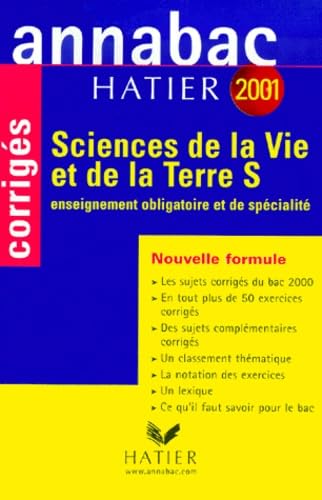 Annabac corrigés 2001 : Sciences de la vie et de la terre book