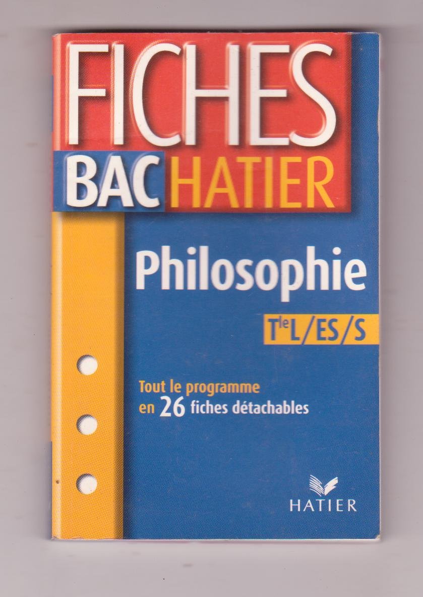 Philosophie Terminales L/Es/S book
