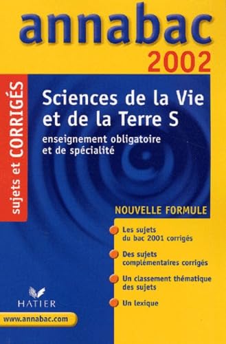 Science De La Vie Et De La Terre S. Sujets Et Corriges 2002 Books