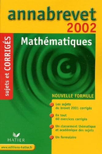 Mathematiques. Sujets Et Corriges 2002 book