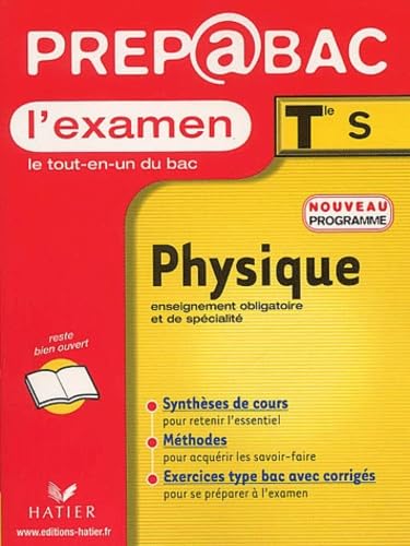 Prépabac, l'examen : Physique, terminale S - Enseignement obligatoire et de spécialité book