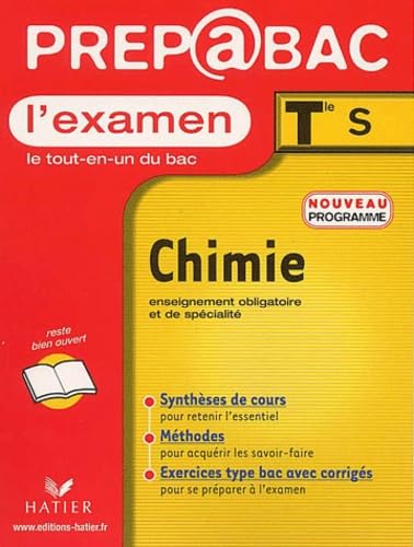 Prépabac, l'examen : Chimie, terminale S - Enseignement obligatoire et de spécialité book