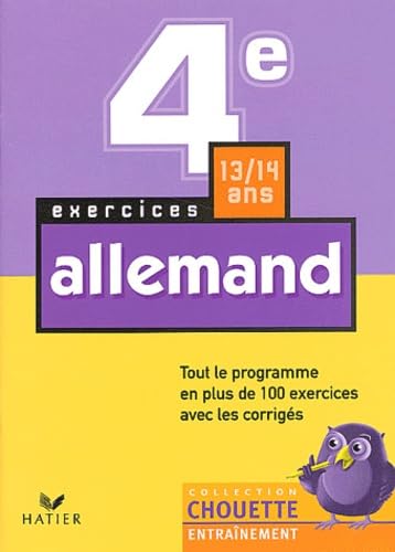 Allemand 4ème: Entraînement Books