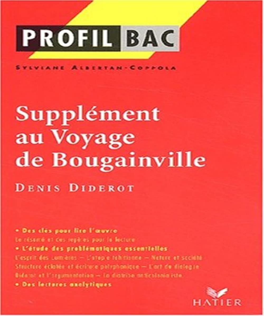 Supplément au Voyage de Bougainville, Denis Diderot Books