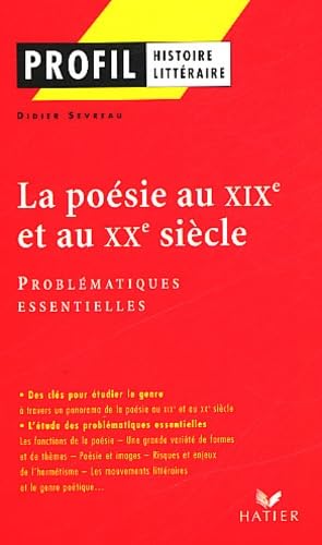 Profil d'une oeuvre : Poésie des 19è et 20è siècle Books