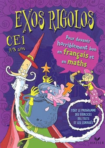Exos rigolos : Mathématiques, Français, CE1 (Cahier d'activités, autocollants) book