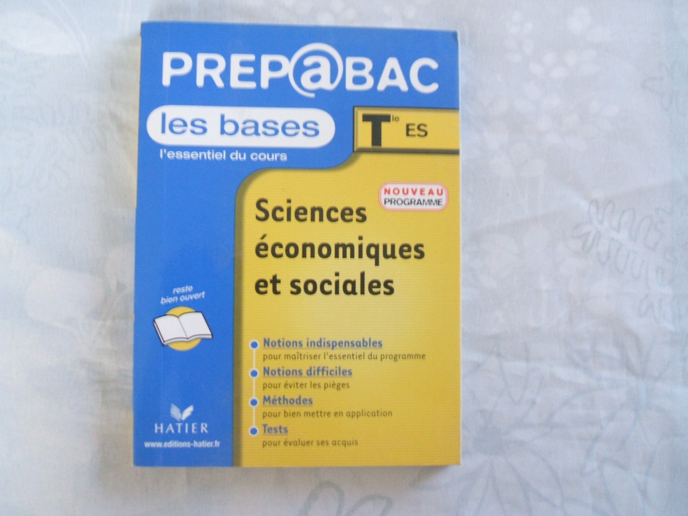 Sciences économiques et sociales Tle ES Books