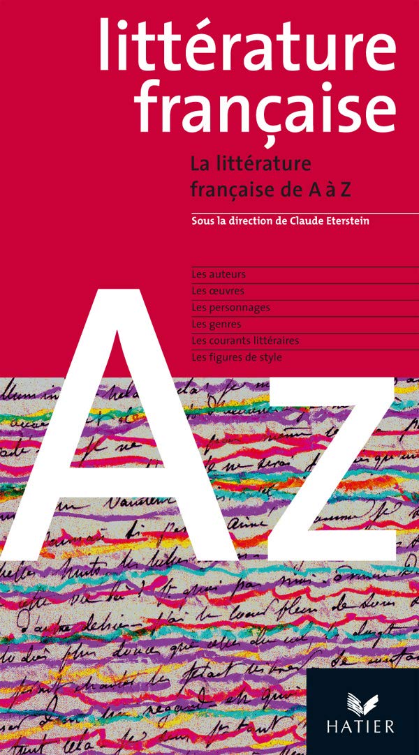 La littérature française de A à Z Books