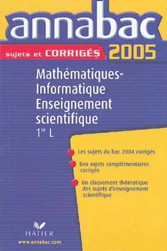 Mathématiques, Informatique, Enseignement scientifique 1e L book