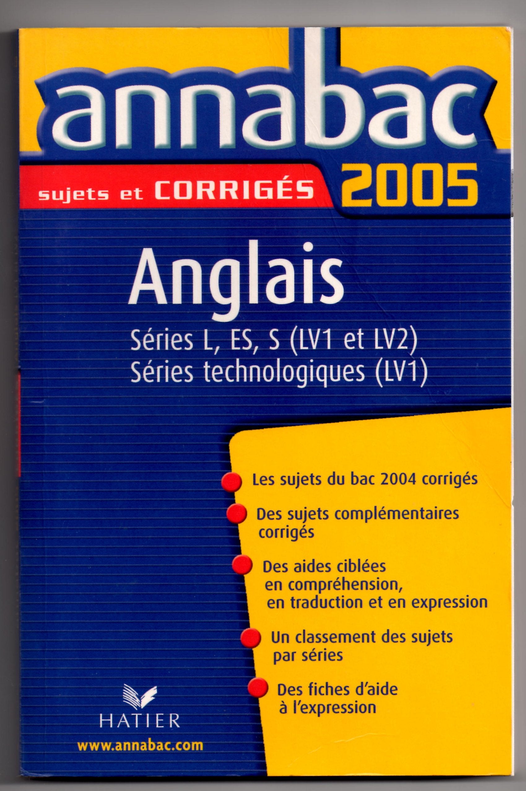 Anglais Séries L, ES, S (LV1 et LV2) et séries technologiques (LV1) Books