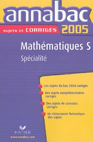 Mathématiques S: Enseignement de spécialité book