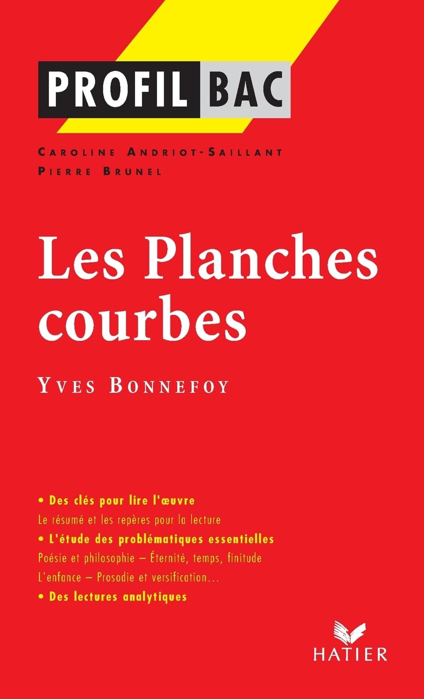 Profil - Bonnefoy (Yves) : Les Planches courbes Contemporary literature