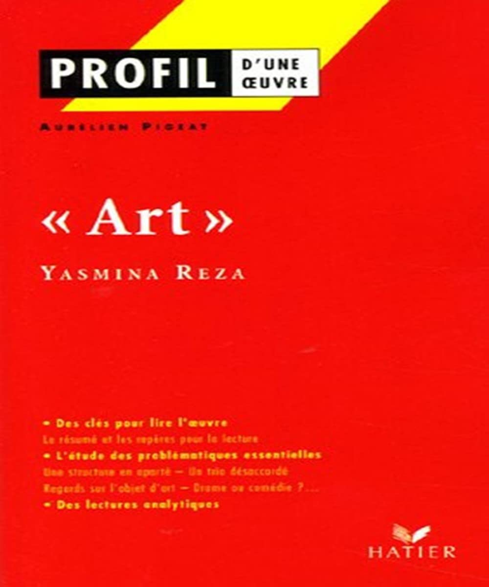 Profil d'une oeuvre : Art de Yasmina Reza book