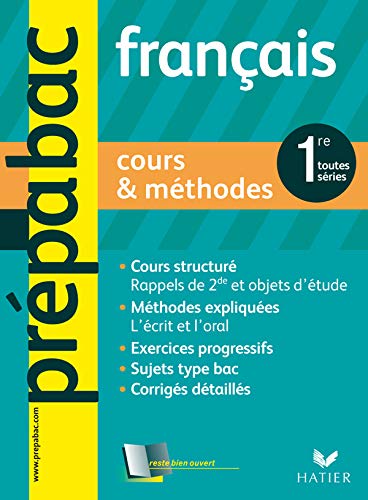 Français 1e Toutes séries: Cours et méthodes book