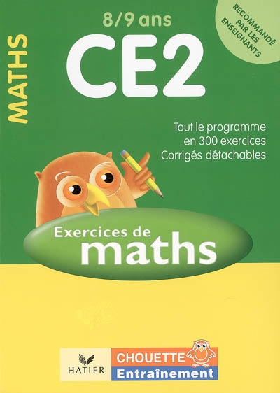 Product Image: Exercices de maths CE2, 8-9 ans