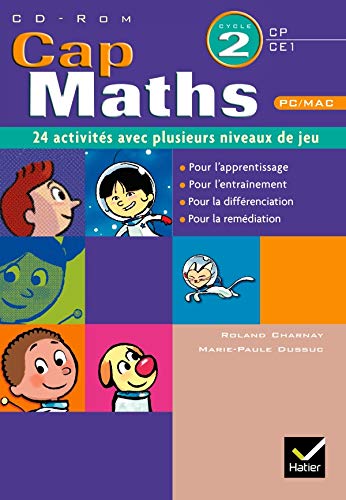 Cap Maths Cycle 2 - CD Rom 24 activités avec plusieurs niveaux de jeu Books