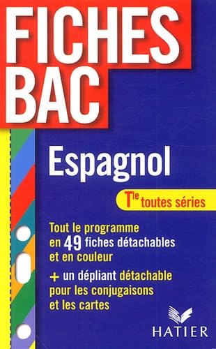 Fiches Bac Espagnol Tle toutes séries book