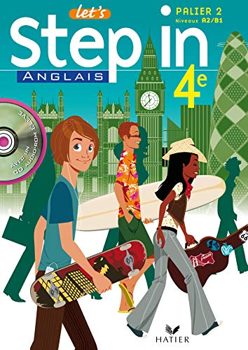 Let'S Step in Quatrième, Livre de l'Eleve + CD Audio-ROM, Version Enseignant Books