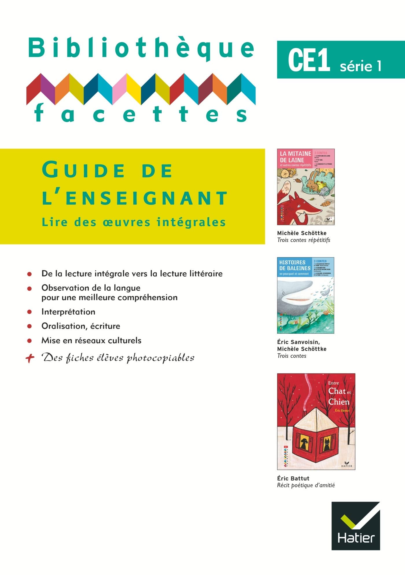 Facettes CE1, Guide de l'enseignant 1 (titres 1, 2 et 3) book