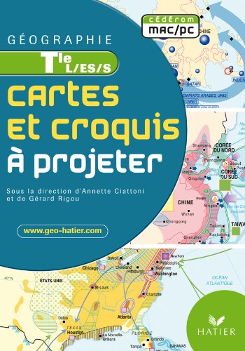 Tle géographie carte et croquis cd