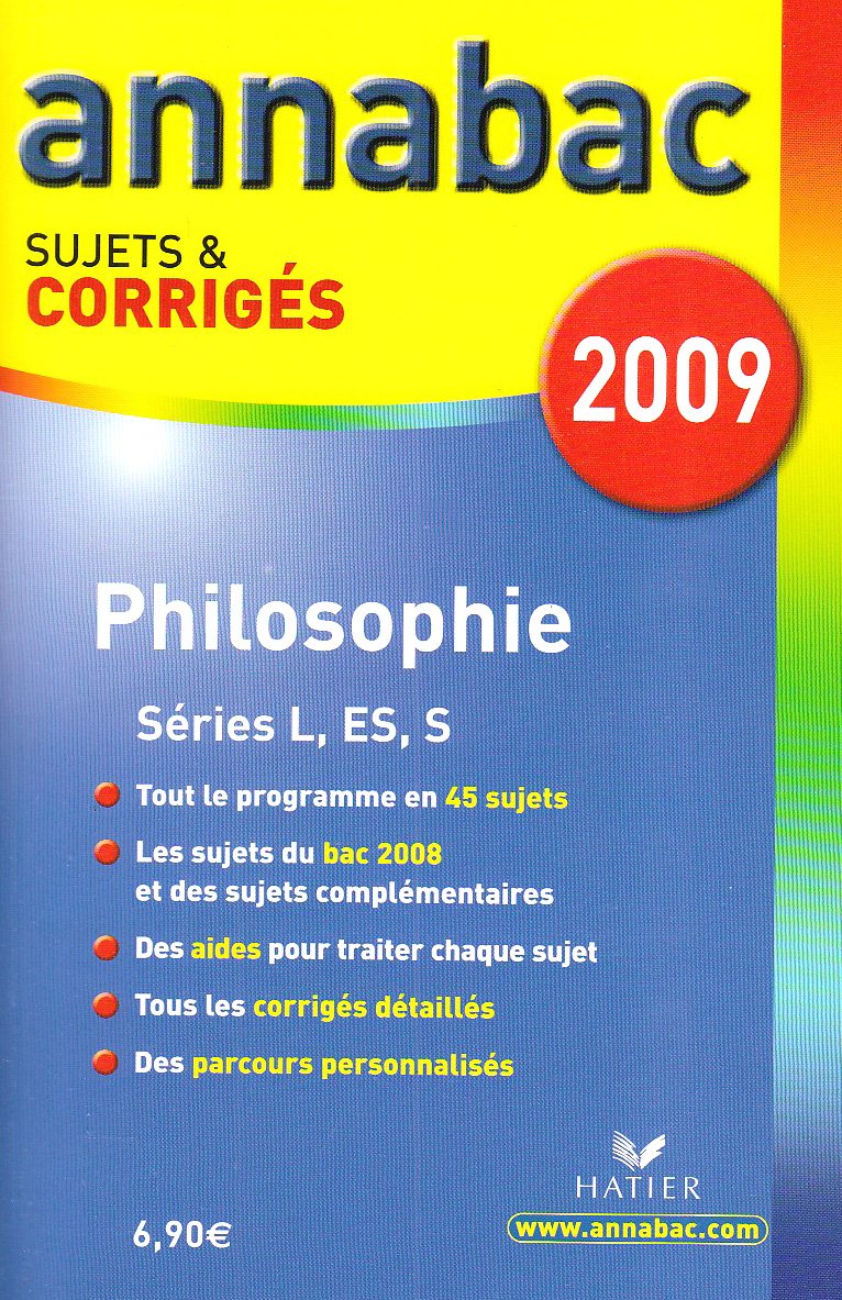 Philosophie L, ES, S: Sujets et corrigés book