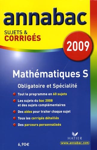 Mathématiques S enseignement obligatoire et de spécialité: Sujets et corrigés book