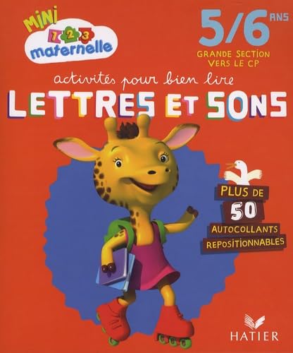 Activités pour bien lire lettres et sons Grande Section vers le CP book