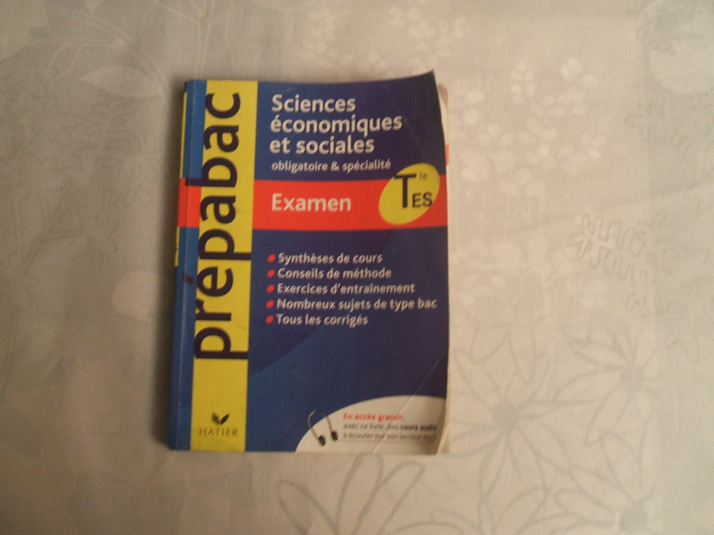 Sciences économiques et sociales Tle ES obligatoire et de spécialité book