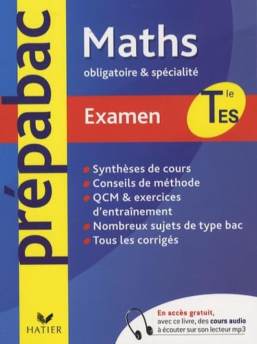 Mathématiques Tle ES: Enseignement obligatoire et de spécialité book