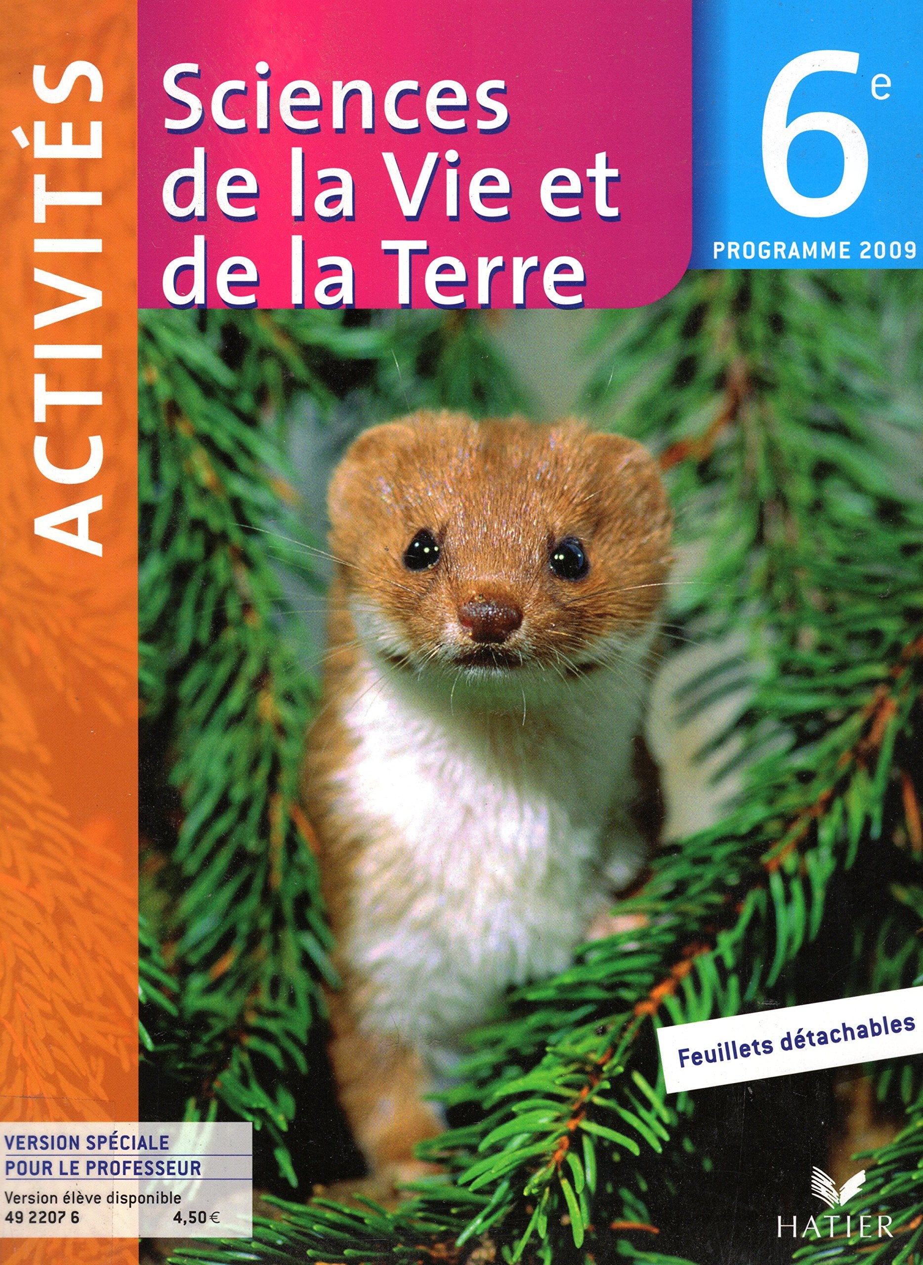 Fichier Activites Svt Sixième, Version Enseignant ed. 2009 Books
